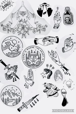 Эскиз маленькой тату для мужчин