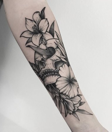 Эскизы на предплечье