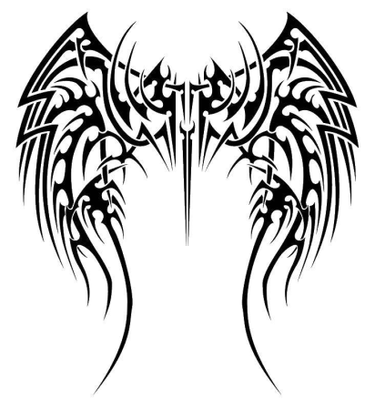 Крылья трайбл эскиз