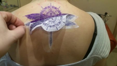 Перевести рисунок на кожу