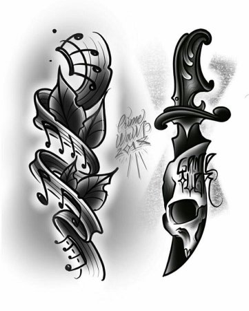Трафареты тату для мужчин