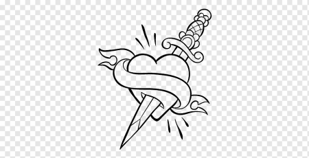 Раскраски тату маленькие