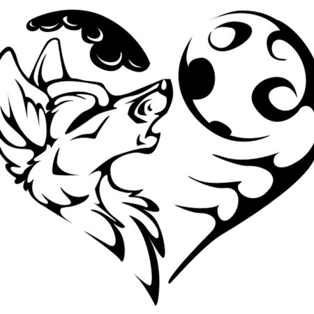 Простые тату животных