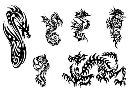 Татуировка дракона на руке для мужчин эскизы