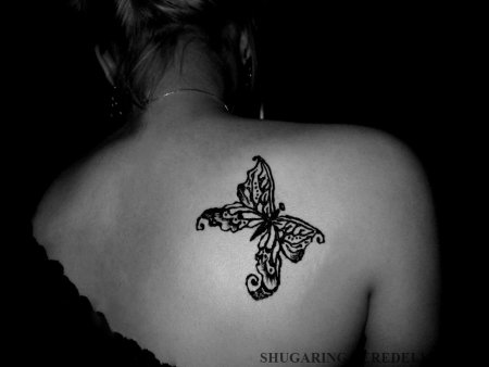 Тату бабочка