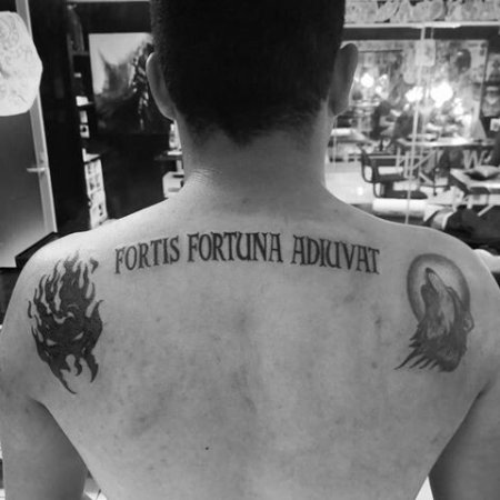 Fortis Fortuna Adiuvat Татуировка Джон уик
