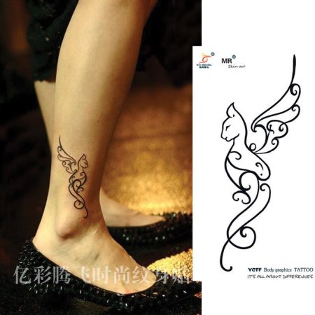 Эскизы татуировок на щиколотке
