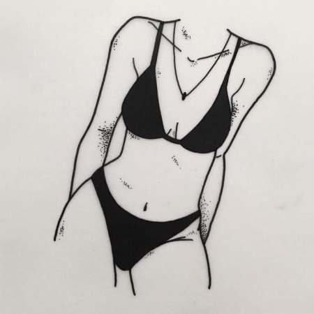 Эскиз женского тела