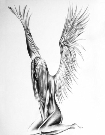 Падший ангел тату эскизы