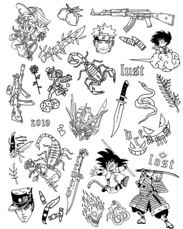 Эскизы тату для мальчиков
