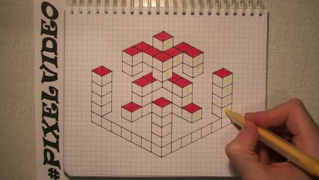 Узоры по клеточкам в тетра