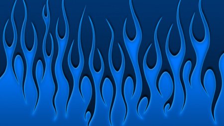 Языки синего пламени