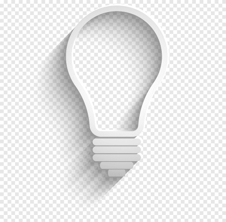 Лампочка без фона