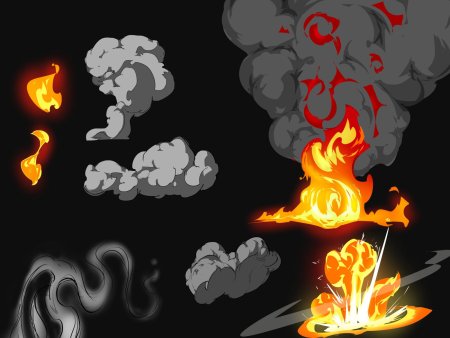 Огонь взрыв