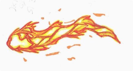 Наклейки пламя на мотоцикл