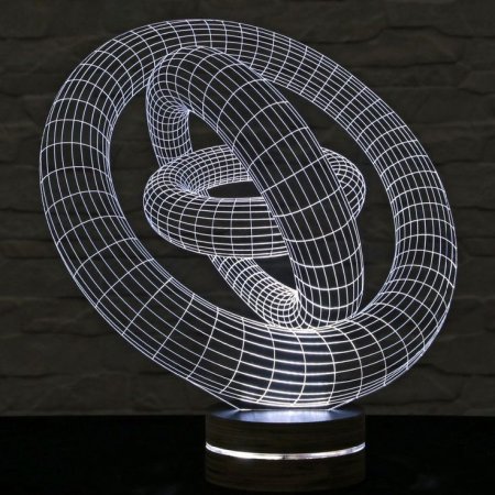 3d-лампа Art-Lamps мопсик