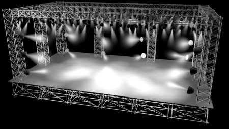 3d модель Concert Stage