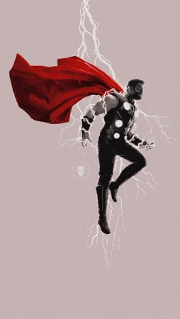 Мстители арт в стиле Минимализм