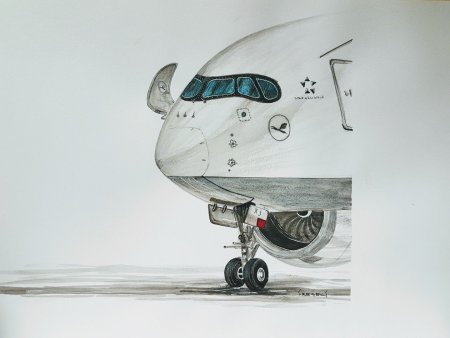 Рисовать реалистичные самолеты