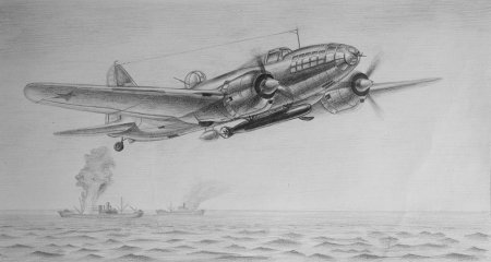 Зарисовки военных самолетов