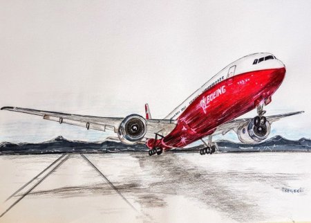 Набросок самолета