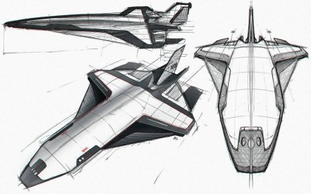 Набросок космического корабля