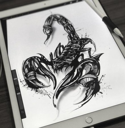 Скорпион вип шейдинг