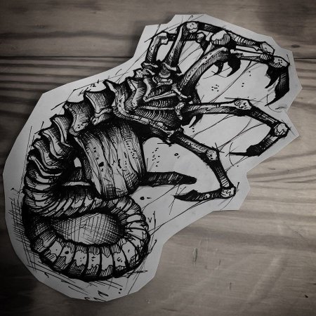 Череп чужого тату