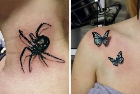 3d тату на руке для девушек