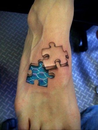 Татуировка пазл