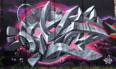 Граффити в стиле 3d
