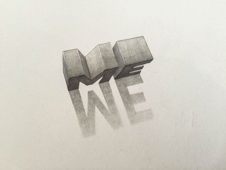 Объемные надписи рисунки