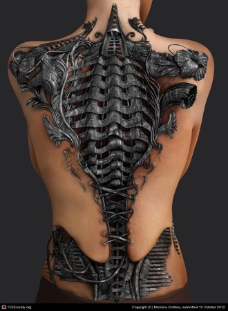 Тату биомеханика 3в