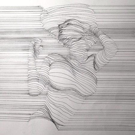 Линия карандашом