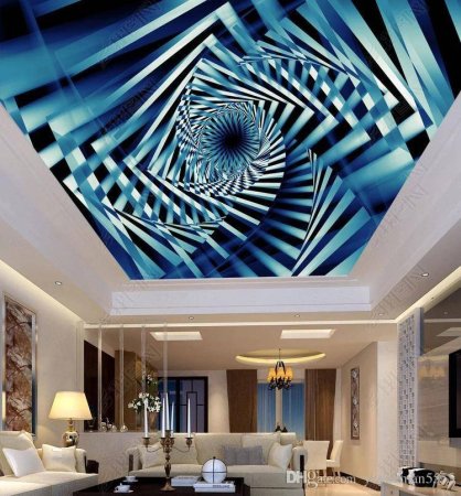 Натяжные потолки 3d