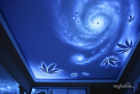 Люминесцентная краска для потолка