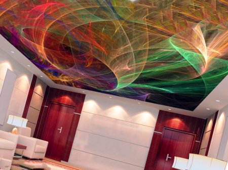 Натяжные потолки с 3д эффектом