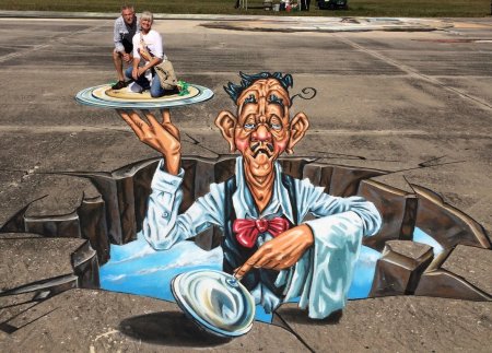 День рисования на асфальте 3д