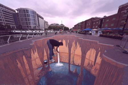 Уличные 3d-рисунки Николая Арндта