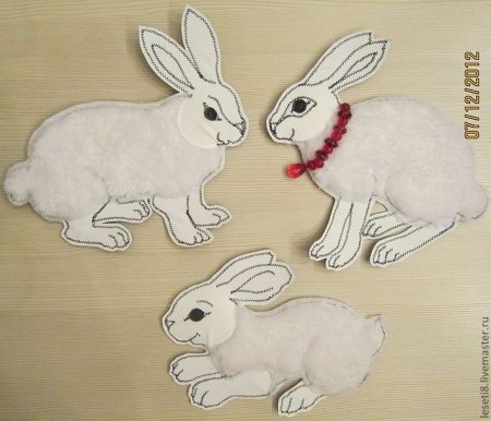 Поделка на тему заяц