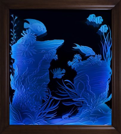 Художественное матирование стекла