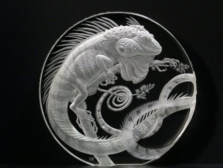 Лазерная гравировка стекла