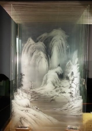 Многослойные картины на стекле