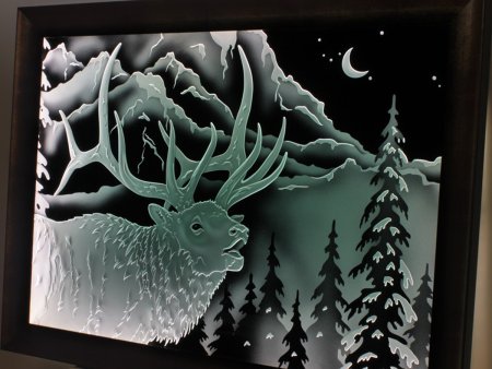 Объемное панно с подсветкой