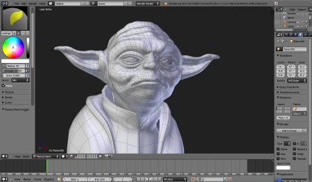 Работы в блендере