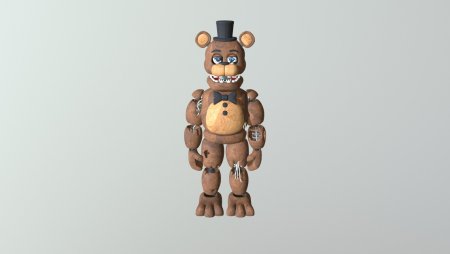 3d модель Фредди фазбер