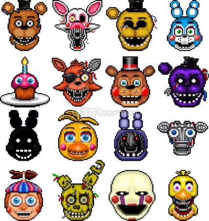 Рисунок ФНАФ игрушка Фредди