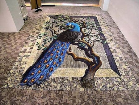 Объемные картины на полу