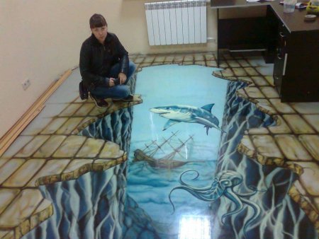 Наливной пол рисунок в 3 д