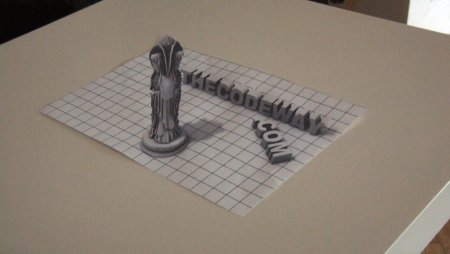 3д рисунки карандашом по очереди